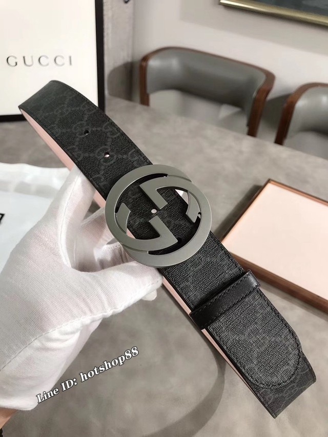 Gucci經典皮帶 古奇雙G腰帶  jjp1859